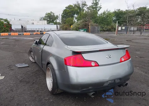 2003 Infiniti G35 Base W/Leather z USA, uszkodzony, nr VIN JNKCV54E83M212528